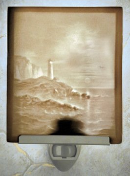 Lighthouse Flat Lithophane Nightlight