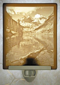 Tranquility Flat Lithophane Nightlight