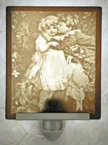 Over the Wall Love Flat Lithophane Nightlight