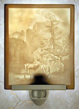 Serenity Flat Lithophane Nightlight