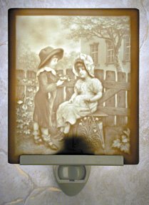 First Love Flat Lithophane Nightlight