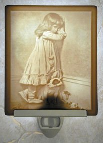 Time Out Flat Lithophane Nightlight