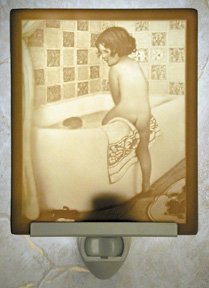 Bath Time Flat Lithophane Nightlight