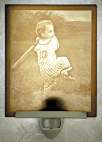 Field of Dreams Flat Lithophane Nightlight
