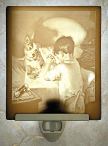 Bedtime Prayer Flat Lithophane Nightlight