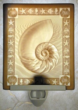 Nautilus Flat Lithophane Nightlight