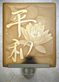 Peace Flat Lithophane Nightlight
