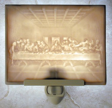 The Last Supper Flat Lithophane Nightlight