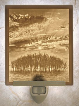 Sunrise Flat Lithophane Nightlight
