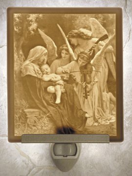 Song of the Angels Flat Lithophane Nightlight