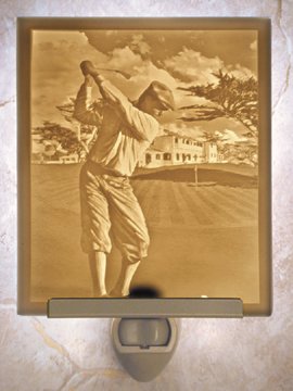 The Fairway Flat Lithophane Nightlight