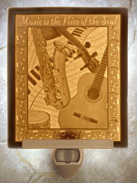 Voice of Soul Flat Lithophane Nightlight