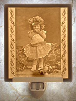 ""Ooops"" Flat Lithophane Nightlight