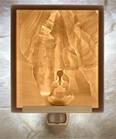 Meditation Flat Lithophane Nightlight