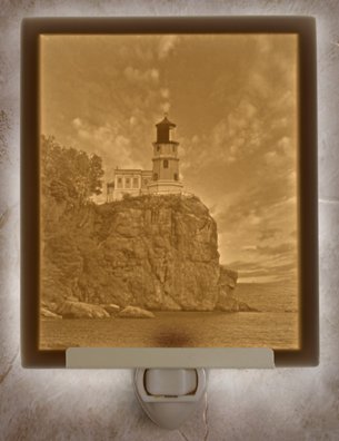 Silent Sentinel Flat Lithophane Nightlight