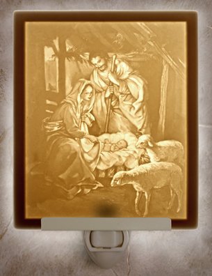 Nativity Flat Lithophane Nightlight