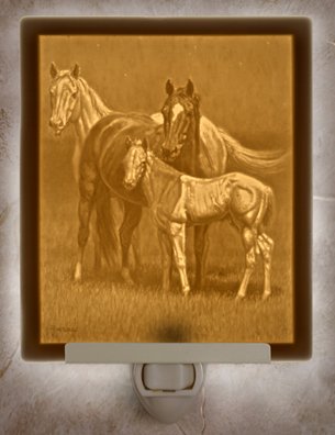 Night Noises Flat Lithophane Nightlight