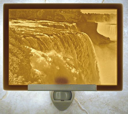 Niagara Falls Flat Lithophane Nightlight