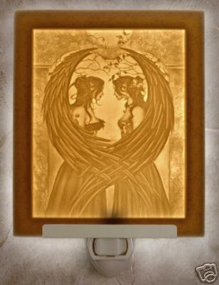 Sisters Flat Lithophane Nightlight