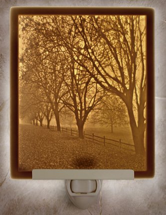 Misty Meadows Flat Lithophane Nightlight