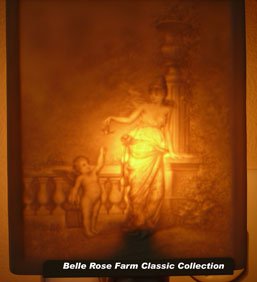 Cupids Gift Belle Rose Farm Classic Lithophane Collection