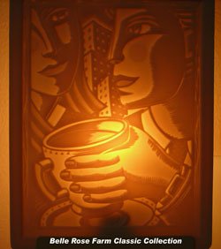 Coffee Talk Belle Rose Farm Classic Lithophane Collection