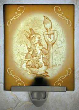 Peter Rabbit Belle Rose Farm Classic Lithophane Collection