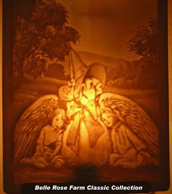 Mother Goose Belle Rose Farm Classic Lithophane Collection