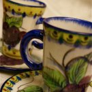Fair Trade Handmade Expresso Mugs w/ Saucer