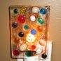 Multi Jube Night Light - Handmade Fused Glass