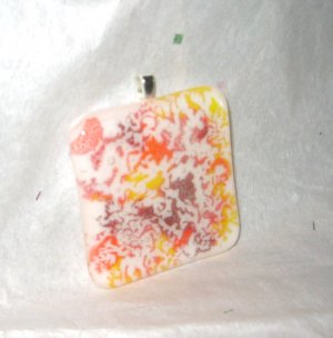 Circle Sands - Hand Painted Fused Glass