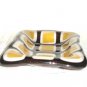 Honey Comb Soap Dish - Handmade Fused Glass