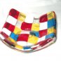Tiny Squares Tea Light Candle Holder - Handmade Fused Glass