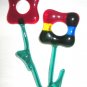 Fused Flower Sun Catcher or Desk Ornament - Handmade