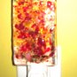 Red Chip Night Light - Handmade Fused Glass