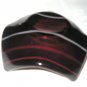 Candy Stripe Candle Holder - Handmade Fused Glass