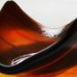 Candy Stripe Candle Holder - Handmade Fused Glass