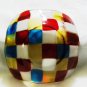 Tiny Squares Tea Light Candle Holder - Handmade Fused Glass