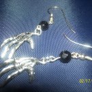 Gothic Skeletal Hand Earrings