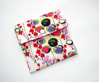 Gift Card Holder, Mini Wallet, Mini Pouch Market Floral