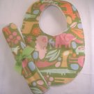 Bib and Burp Cloth Set, Baby Bib Zoo