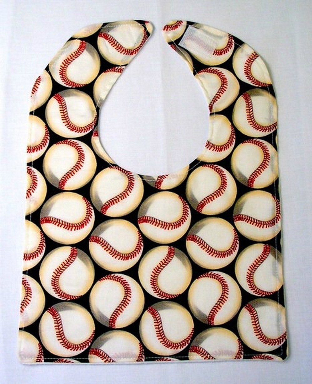 Baby Bib, Boy Baby Bib, Sport baby Bib Baseball