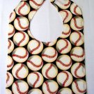 Baby Bib, Boy Baby Bib, Sport baby Bib  Baseball