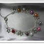 multicolored pearls and stars bracelet
