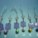Ou chinese last name cell phone charm