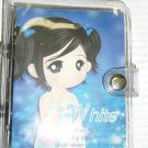 "White" Address mini binder book