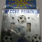 Soccer Princess light switch plate