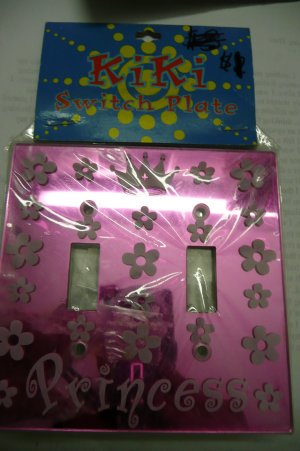 Pink Princess light switch plate