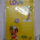 yellow spiral note pad