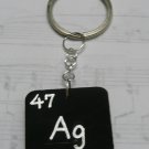 PeriodicTable Element [Silver] Keychain